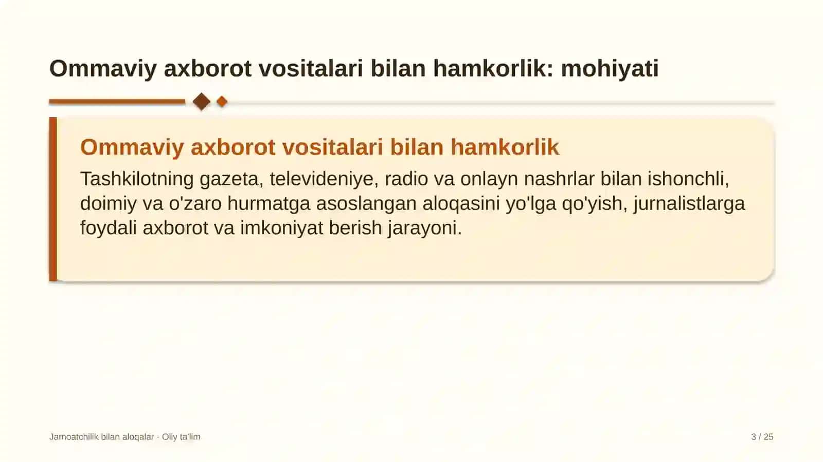 neft kimyo sanoatida ommaviy axborot vositalari bilan hamkorlik qilish 3311 3