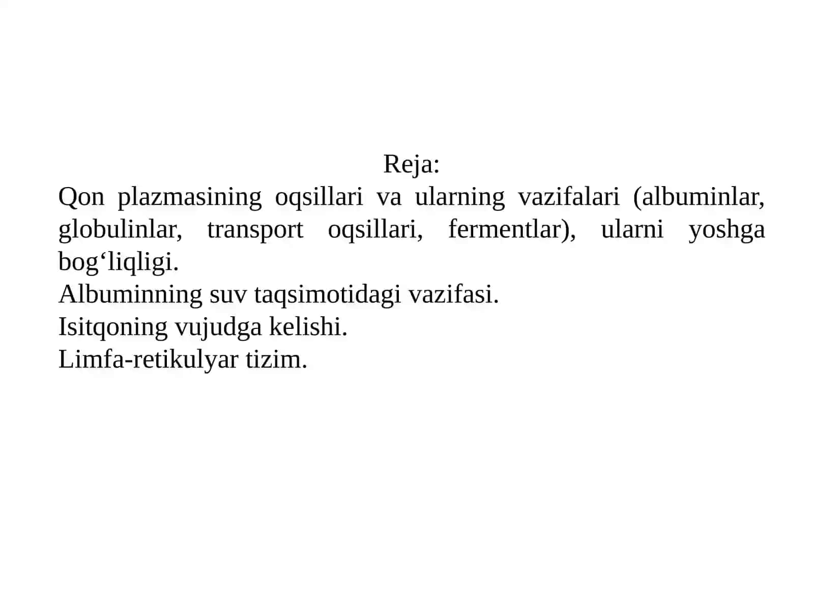 Biokimyo fanidan tayyorlagan mustaqilishi 3