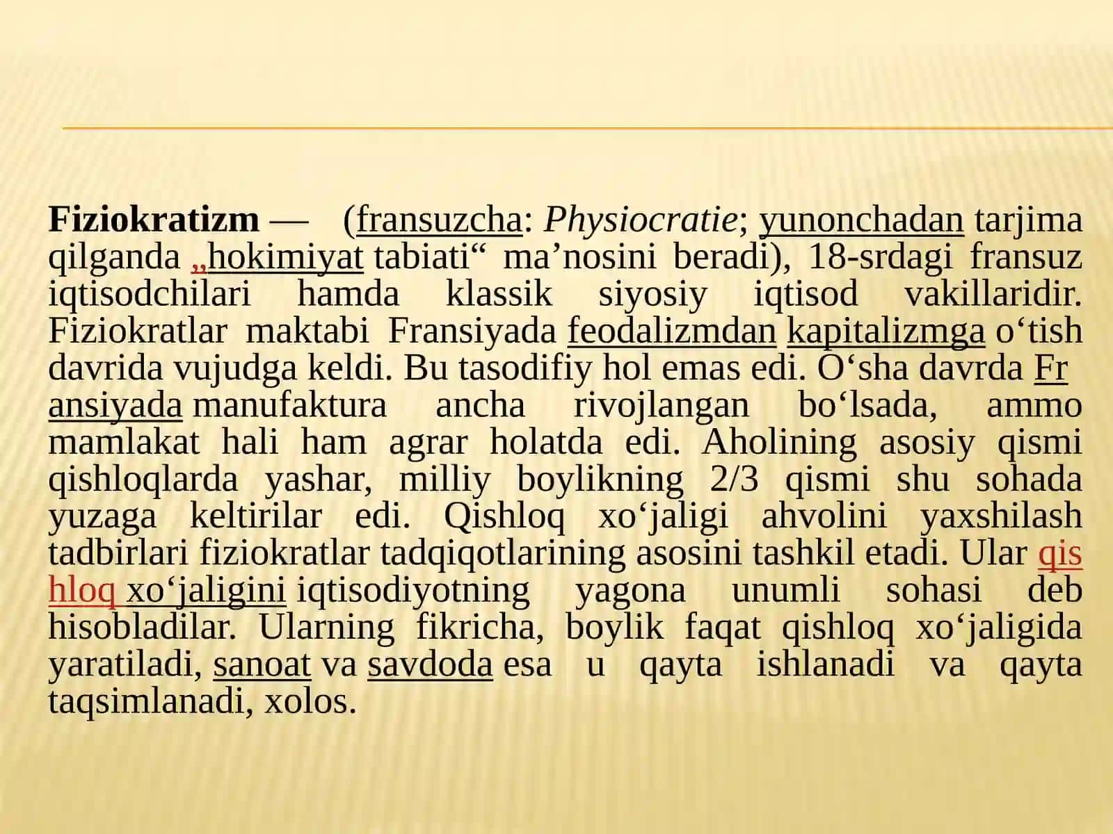 Fiziоkratlariqtisodiyta'limoti 3