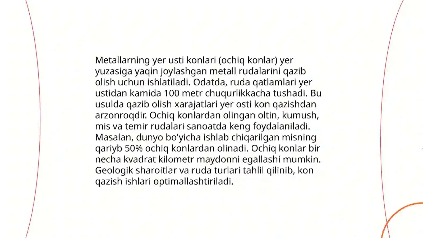 Metallarning umumiy olish usullari 3