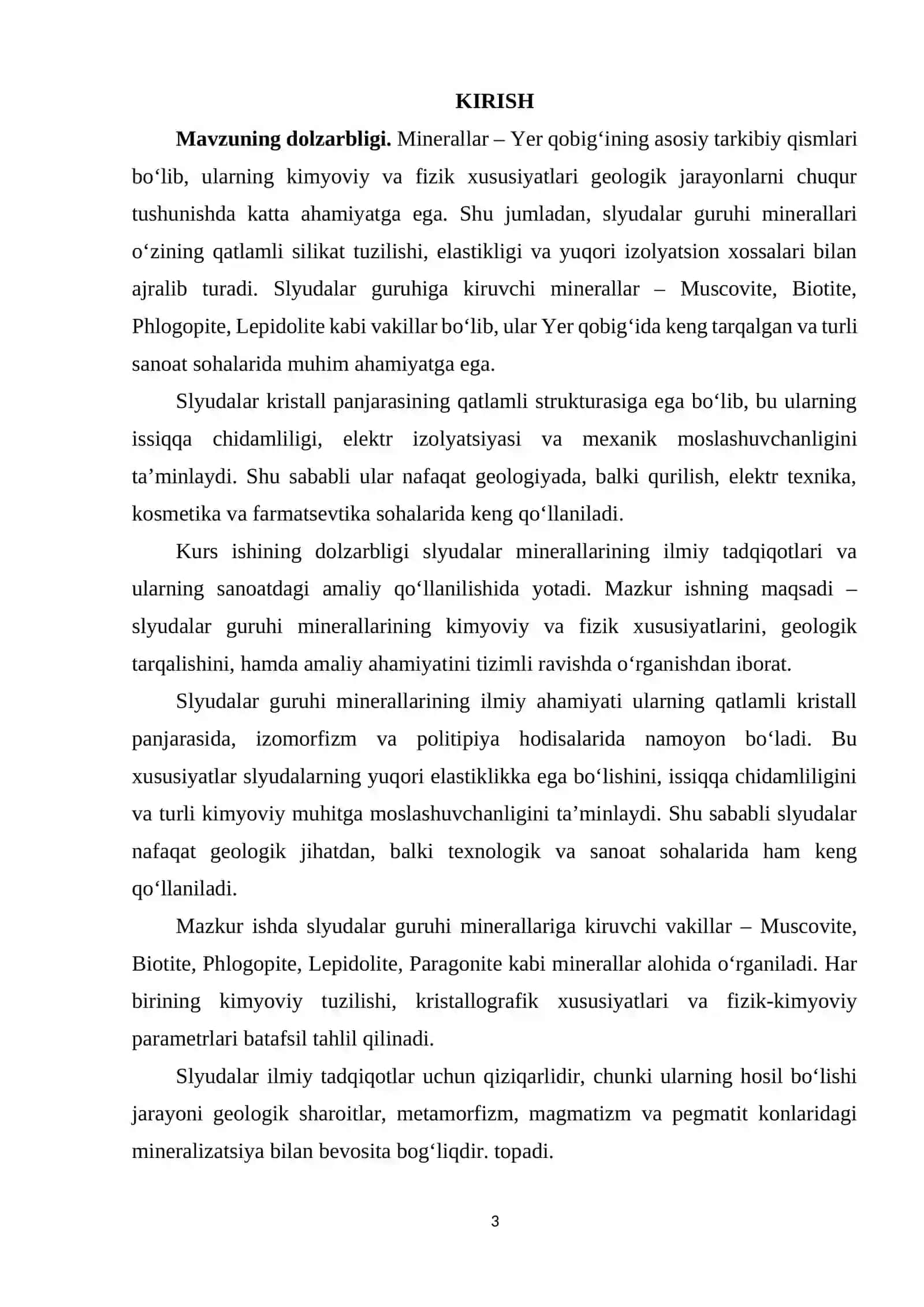 SLYUDALAR GURUHI MINERALLARI 3