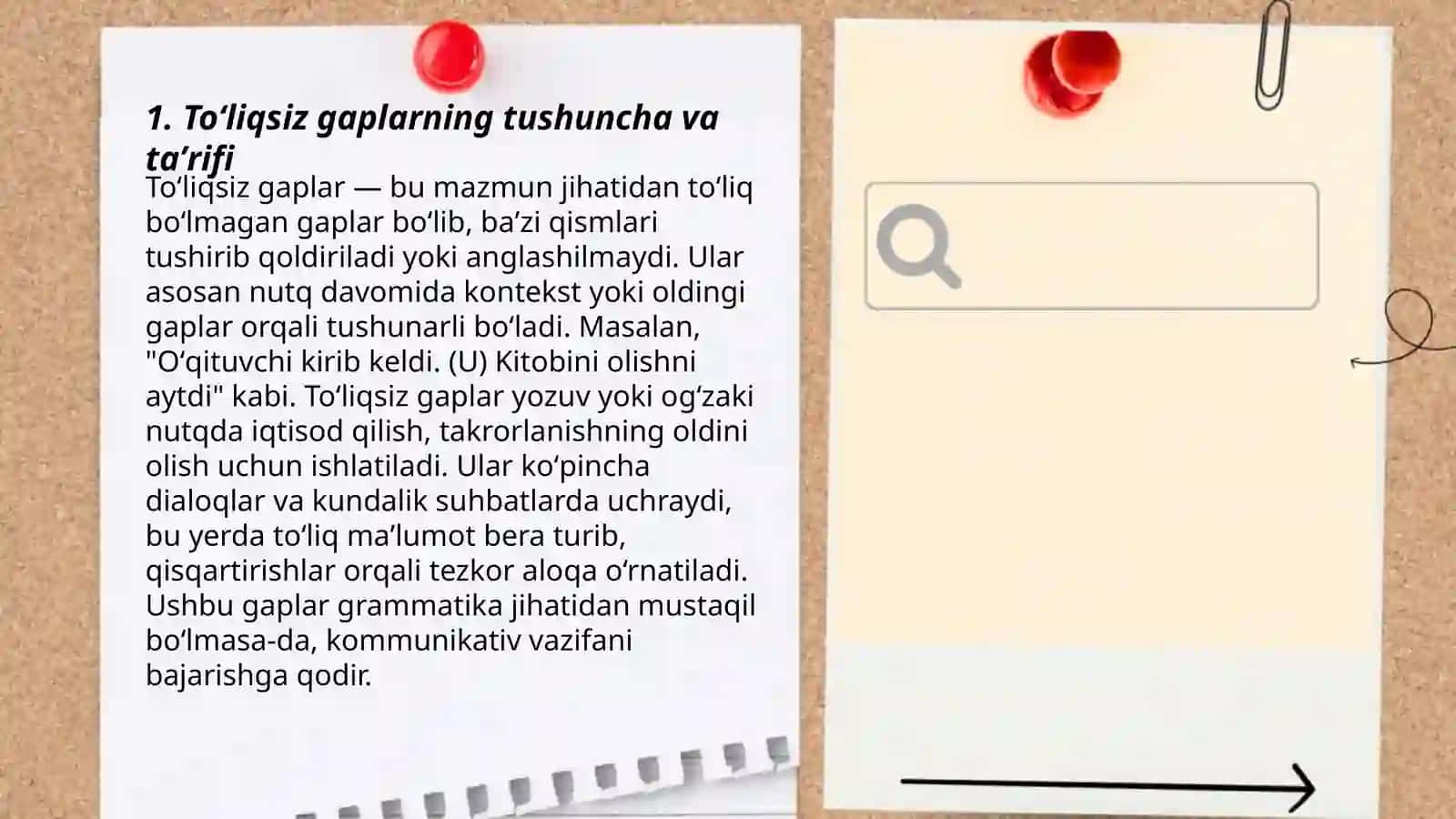 Toʻliqsiz gaplarning uslubiy hususiyatlari 3