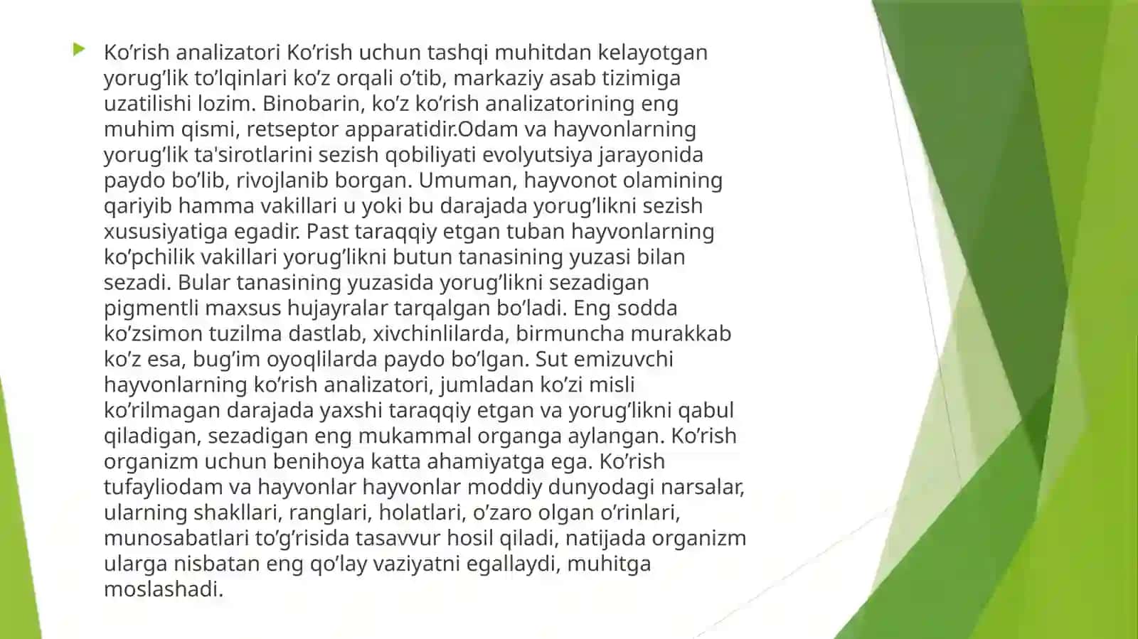 Analizatorning yosh xususyatlariva gigienasi 3