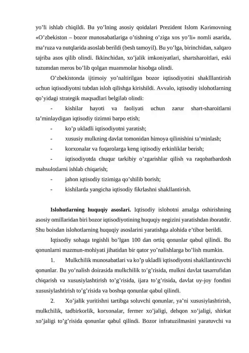 Mustaqillik yillarida O’zbekistonning iqtisodiy, ma’naviy-madaniy taraqqiyoti 3