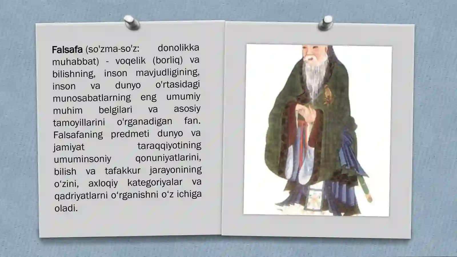 Falsafa turmush tarzi va dunyoni anglash usuli 3