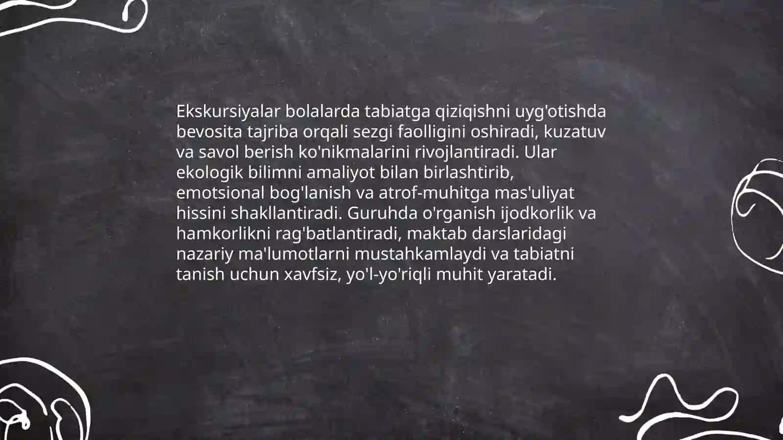 Ekskursiyalar bilan bolalarni tabiat bilan tanishtirish 3