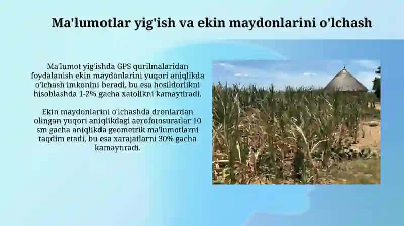 Qishloq xoʻjalik ekinlari hosildorliklariga statistik baho qurish 3