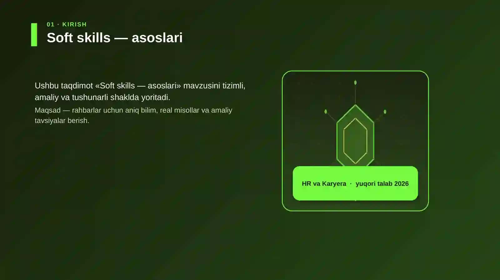 Soft skills — asoslari 3