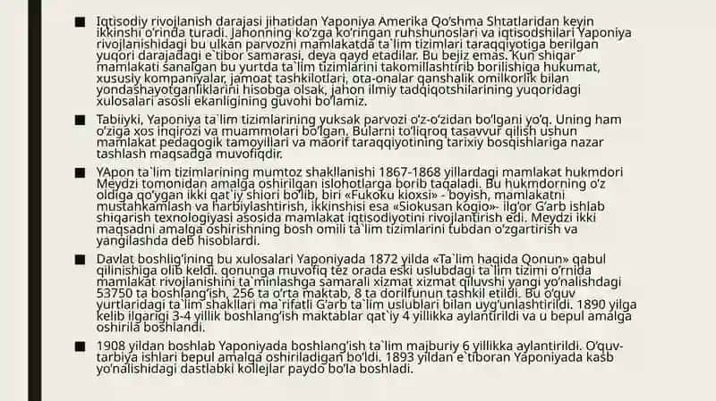 Yaponiya ta`lim tizimi 3