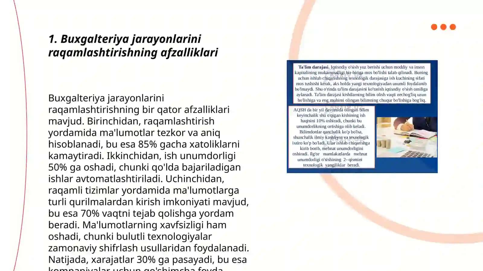 Buxgalteriya sektorini raqamlashtirish samaradorligi 3