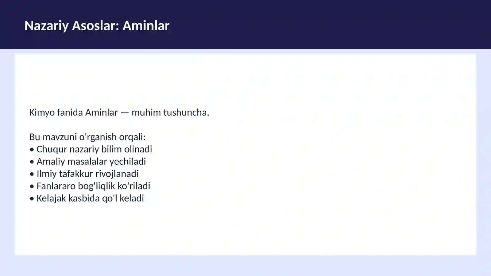 Aminlar 3