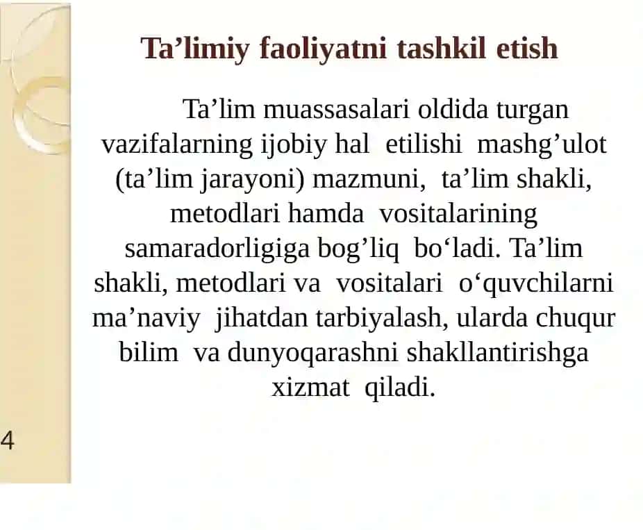 O‘QITISH SHAKL VA USLUBLARI 3