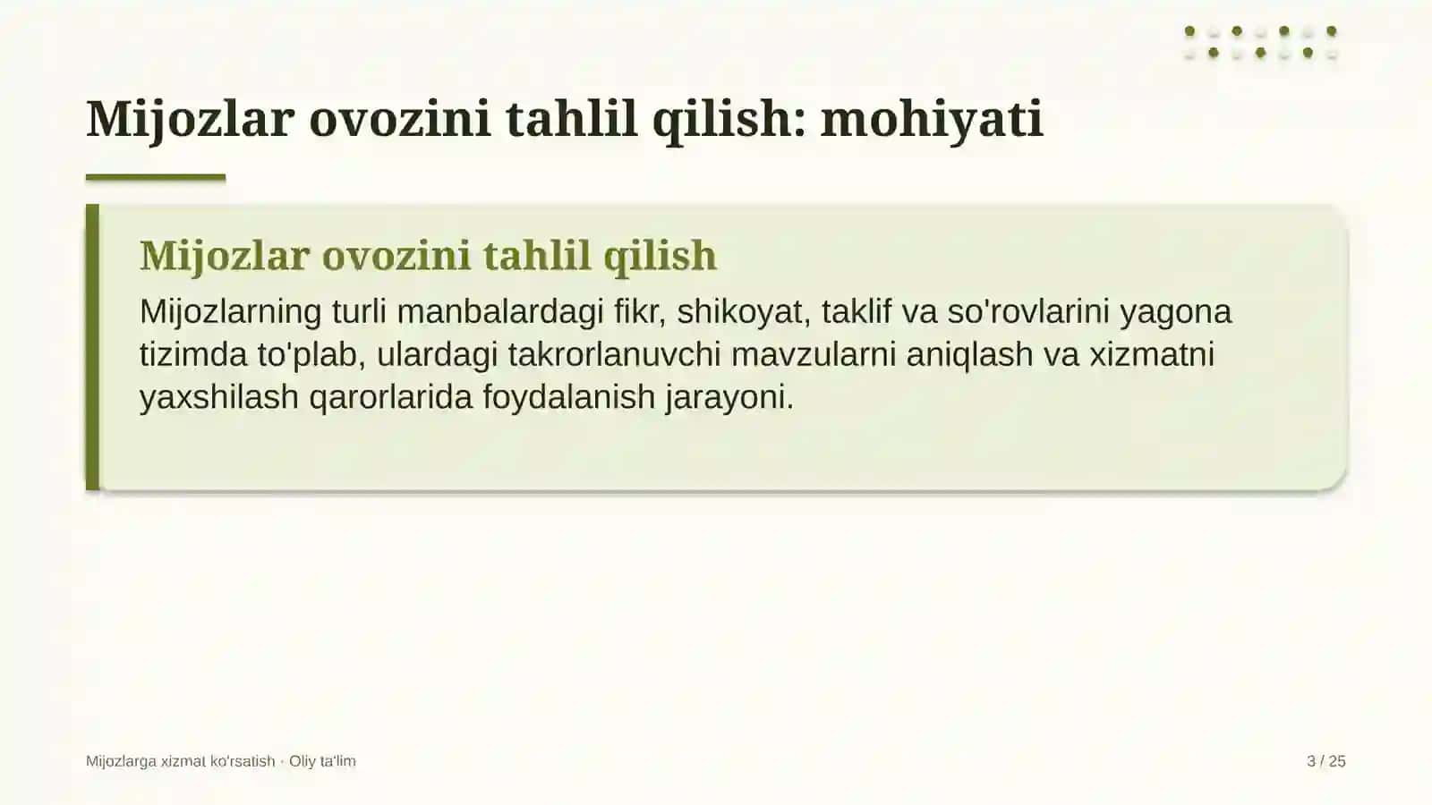 Charm-poyabzal sanoatida mijozlar ovozini tahlil qilish 3