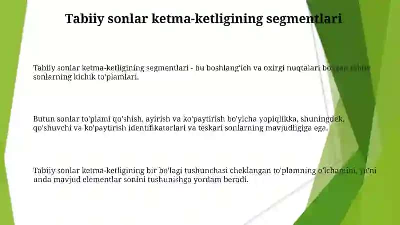 Nomanfiy butun sonlar toʻplami 3