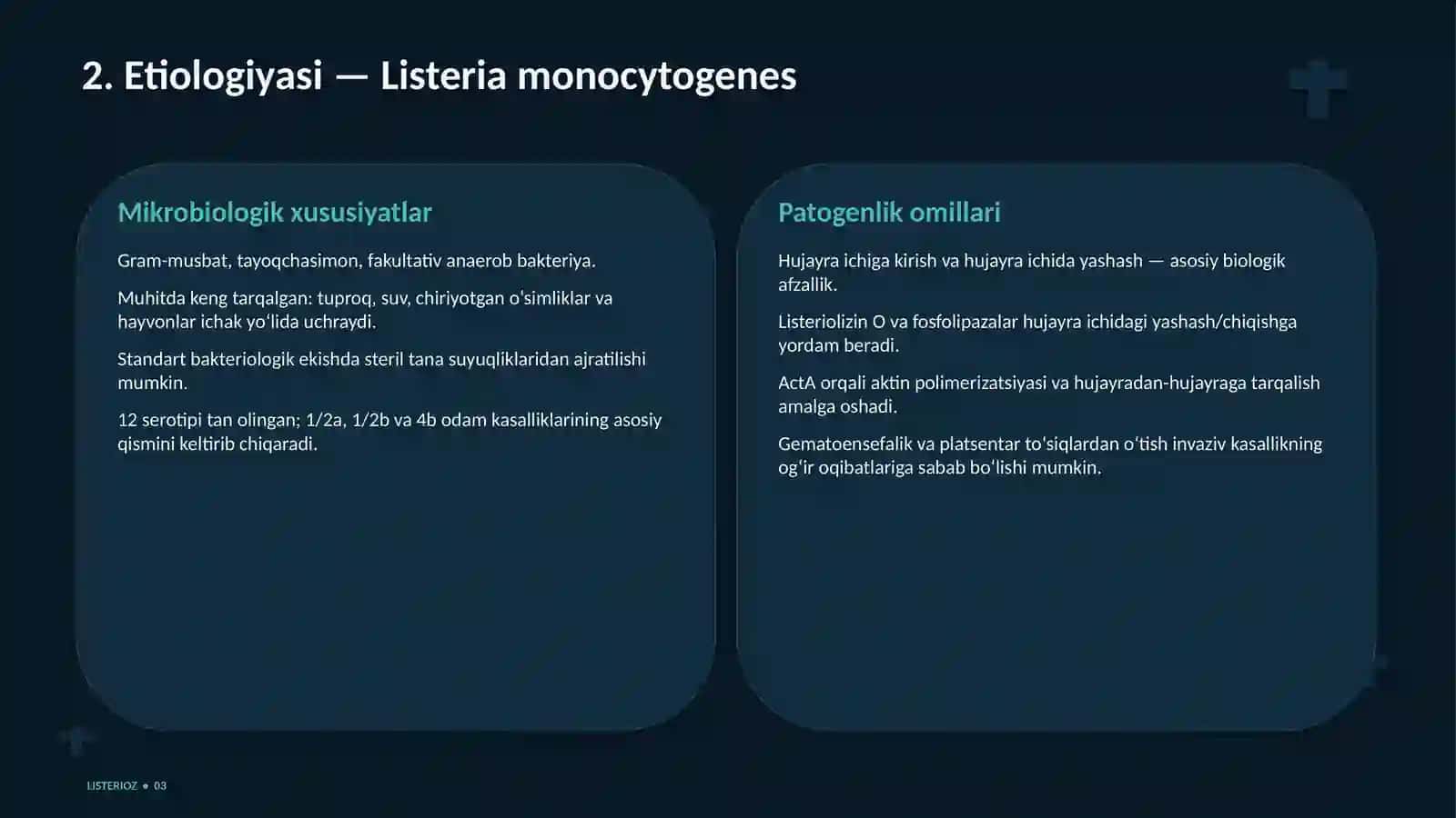 LISTERIOZ 3