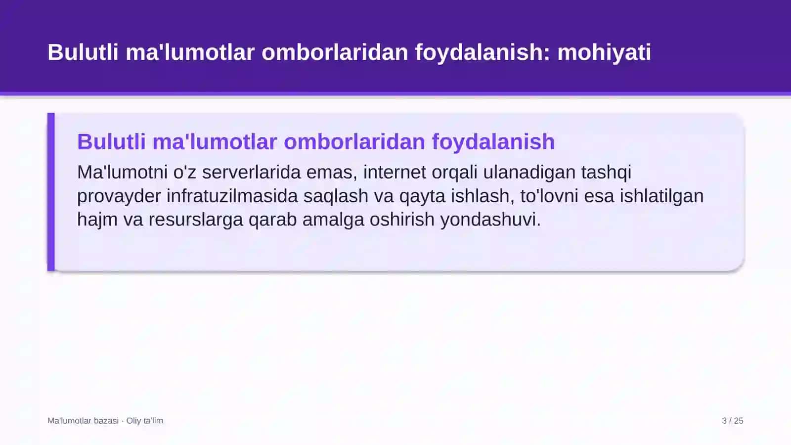 tezkor ovqatlanish shoxobchalarida bulutli ma'lumotlar omborlaridan foydalanish 1387 3