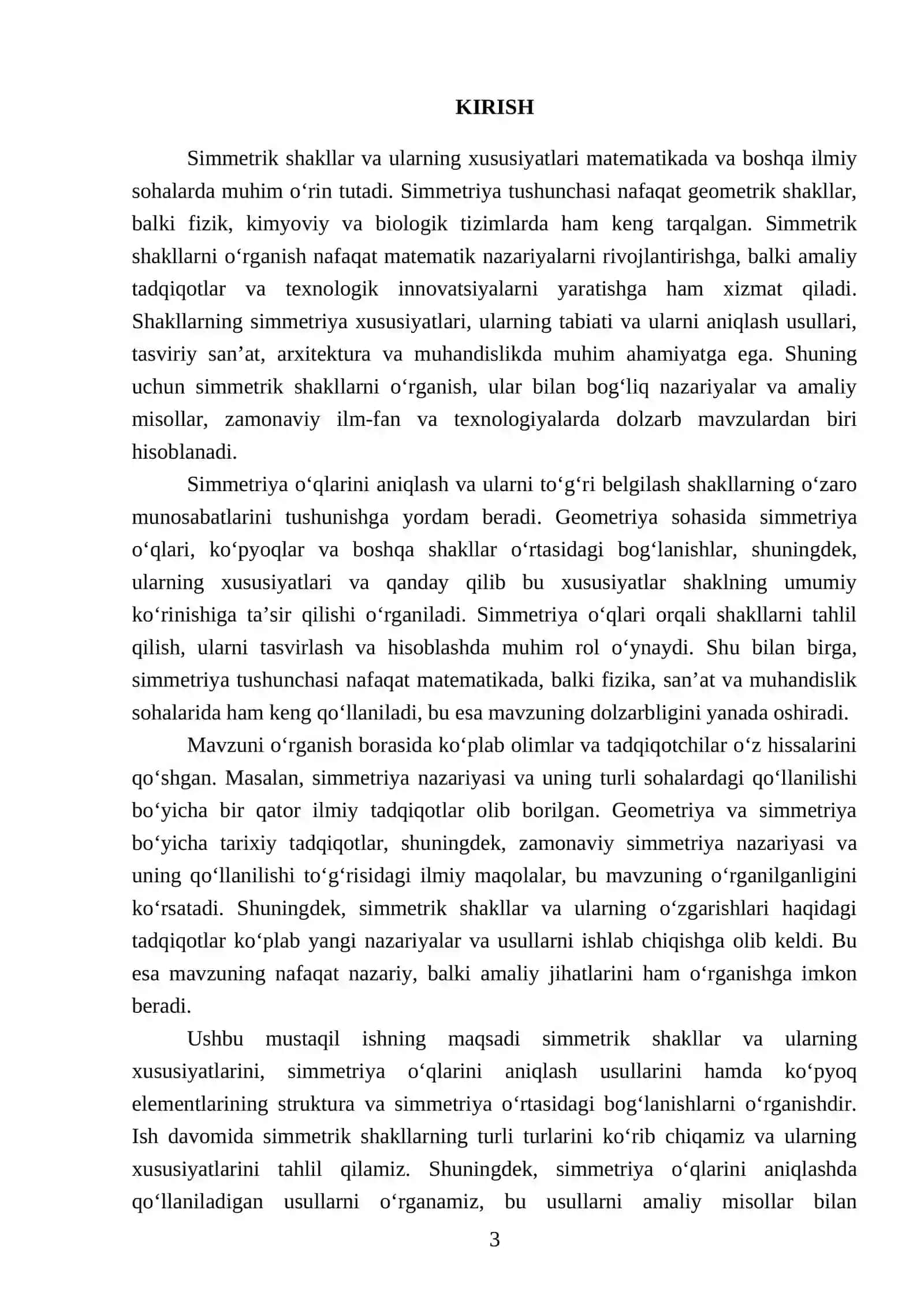 Simmetrik shakllar. Simmetriya oʻqlarini topish. Koʻpyoq elementlari va ularni topish 3