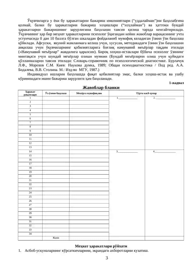 O'quvchilarni kasb-hunarga yo'naltirishni faolashtirish metodikasi | Ўқувчиларни касб-ҳунарга йўналтиришни фаоллаштириш методикаси 3