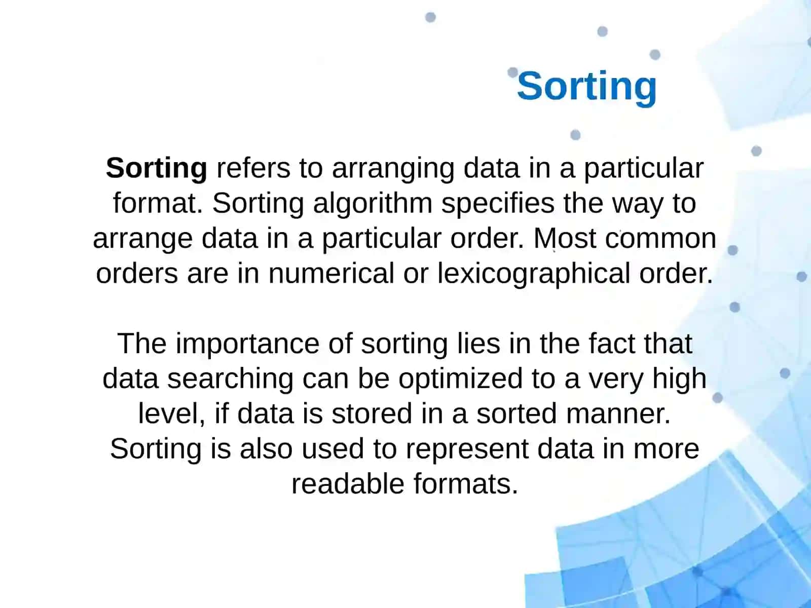 Sorting Algorithms 3