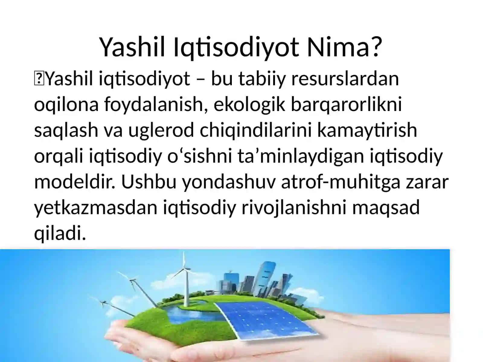 Yashil Iqtisodiyotga O'tish Jarayonidagi Muammolar 3