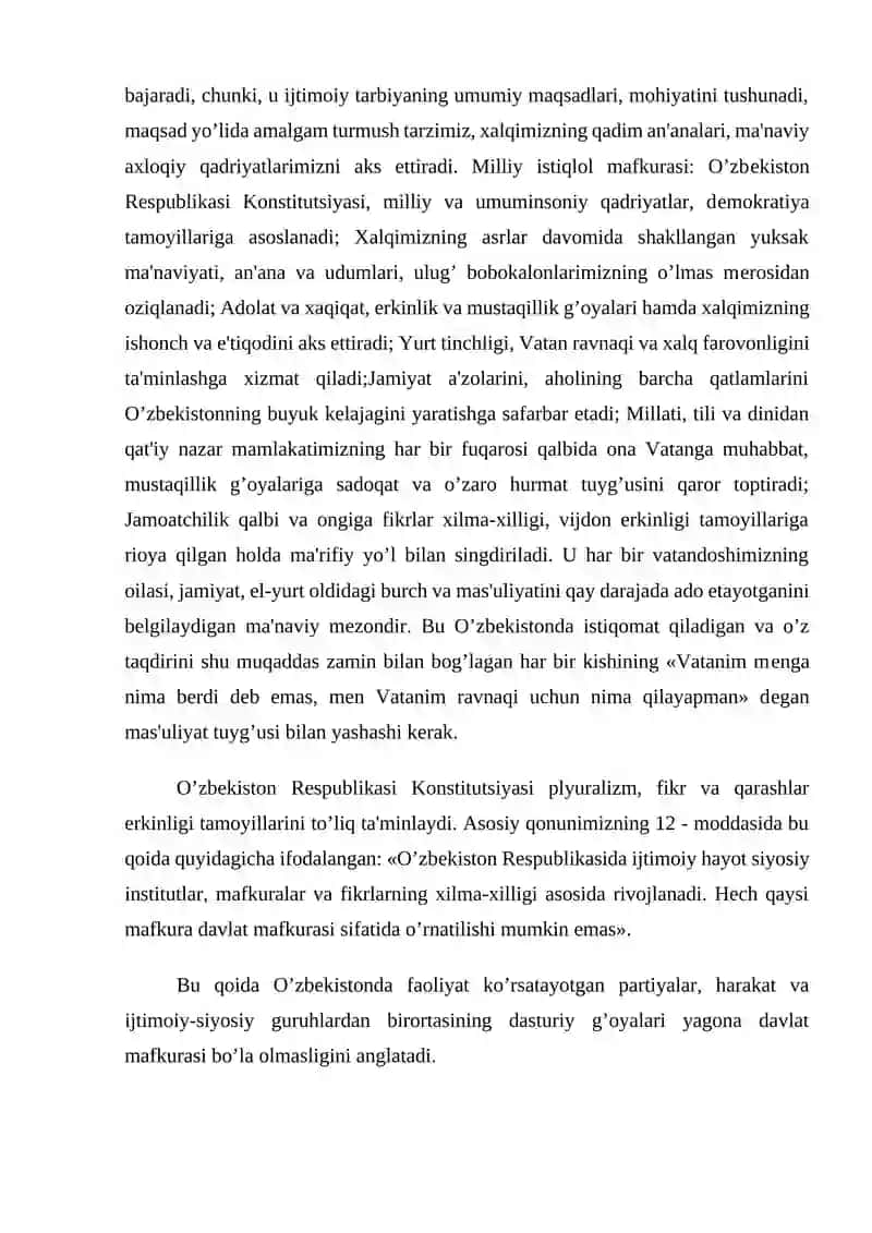 Tarbiya jarayoni samaradorligi 3