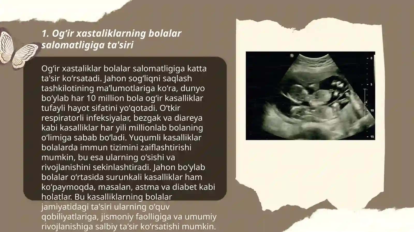 Ogʻir xastalikka chalingan bolalar 3
