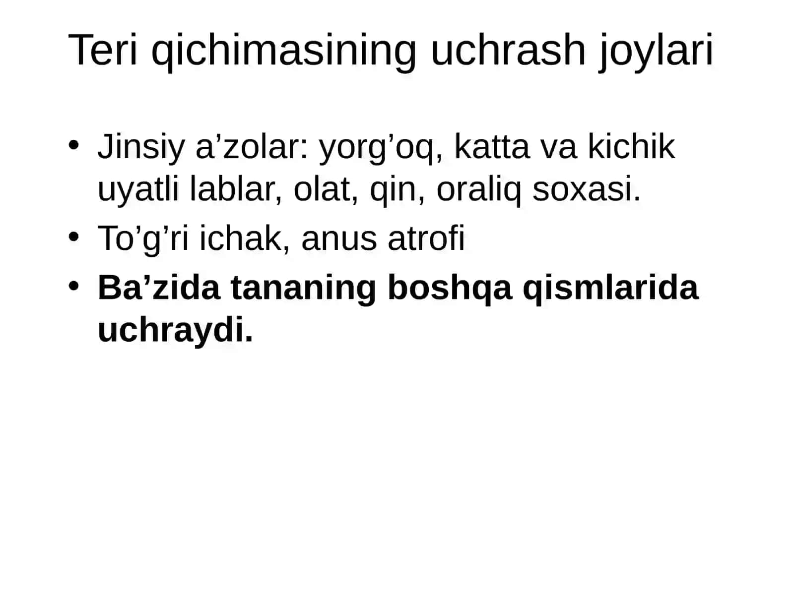 Neyrodermatozlar tasnifi 3