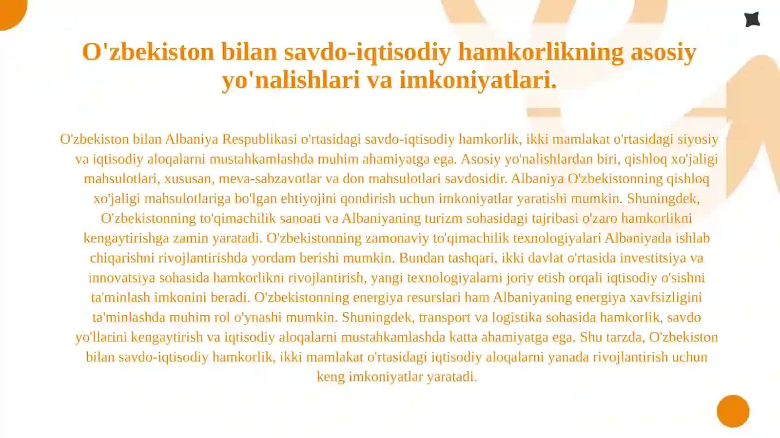 Albaniya Respublikasi tashqi iqtisodiy aloqalarni xalqaro tartibga solish hamda, ishlab chiqarish omillari xalqaro xarakat taxlili. 3