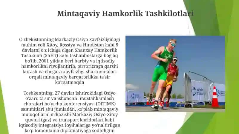 O'zbekiston markaziy ositoda tinchlik va barqarorlikni taminlashdagi oʻrni 3