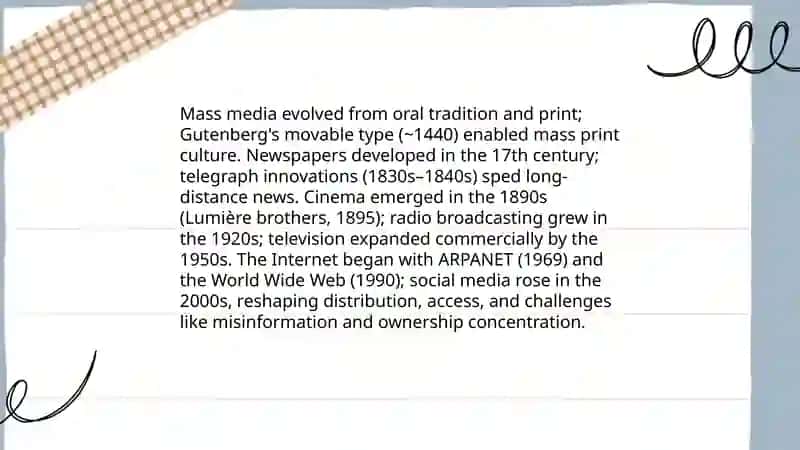 Mass Media 3