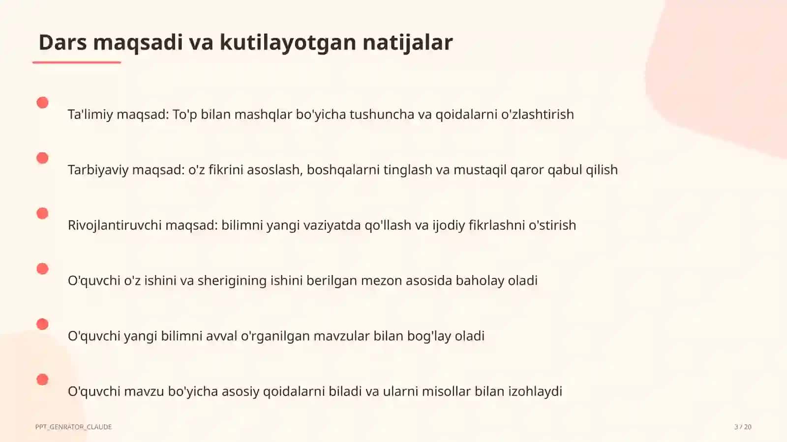 To'p bilan mashqlar (2-sinf) 3