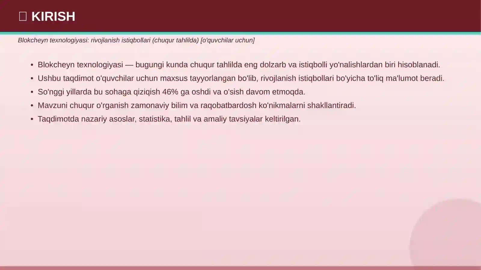 Blokcheyn Texnologiyasi Rivojlanish Istiqbollari 3