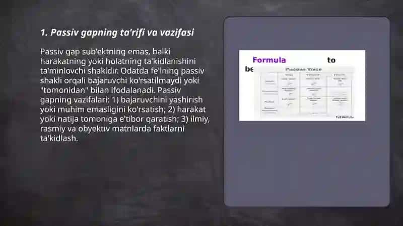 Passiv gap 3