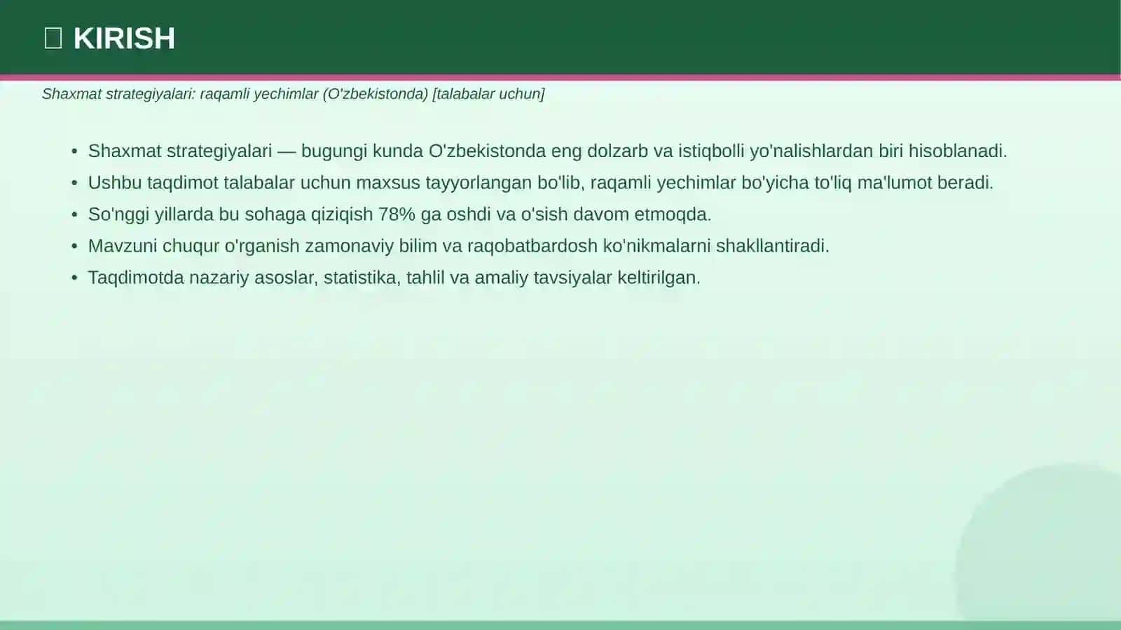 SHAXMAT STRATEGIYALARI 3