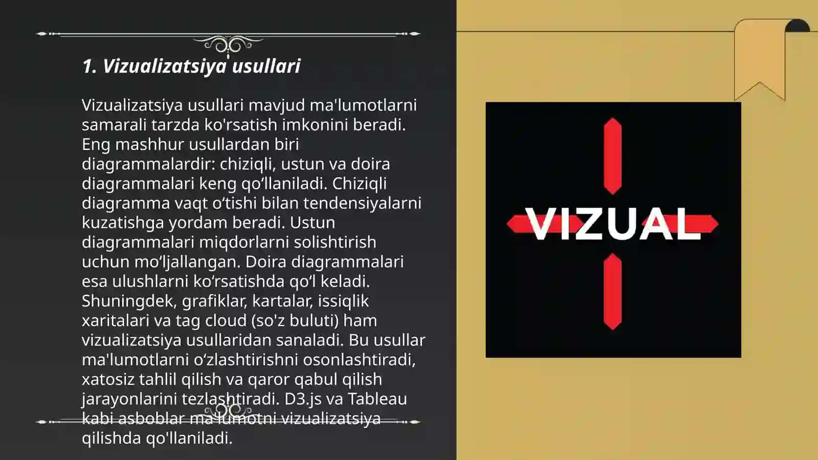 Vizualizatsiya usullari 3