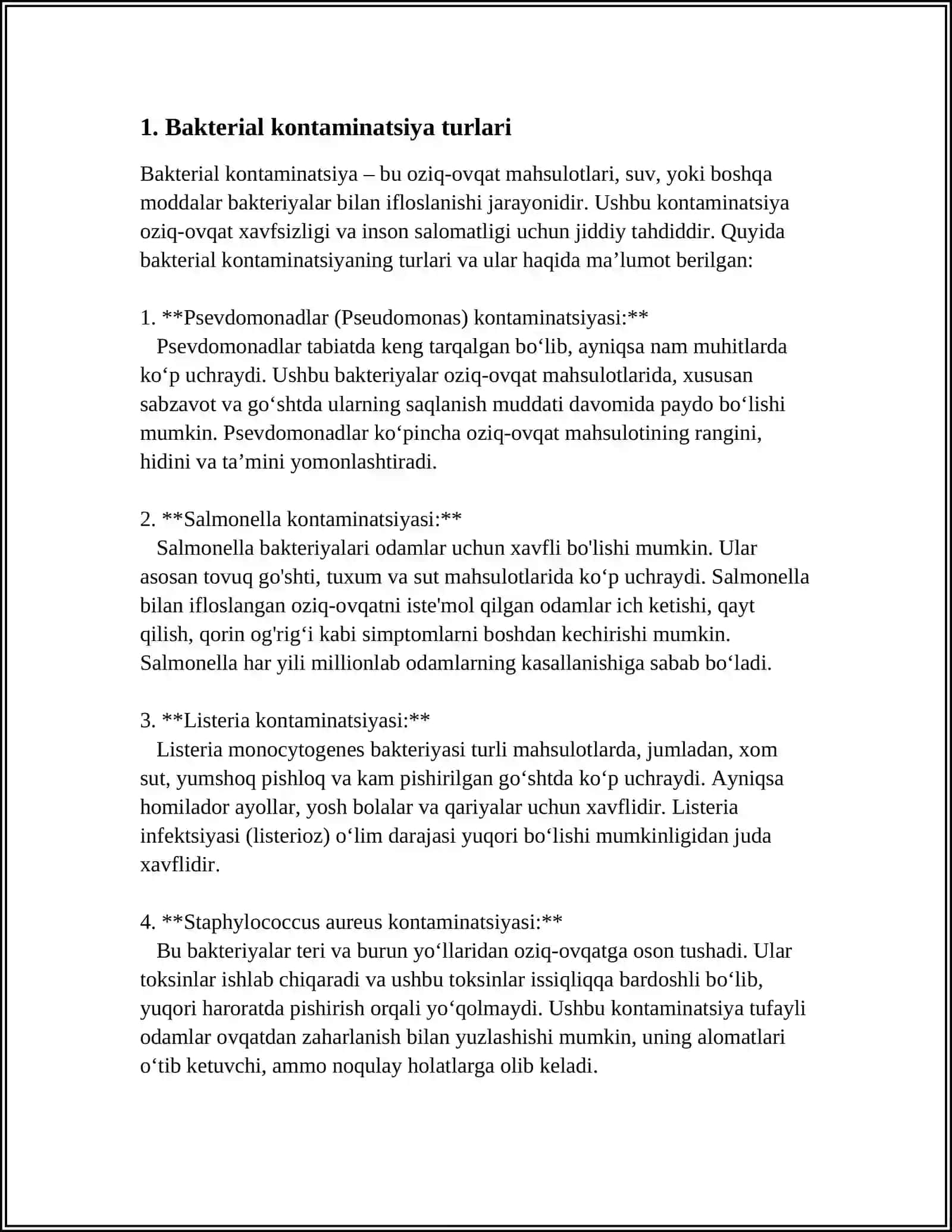 BIOLOGIK ASHYONI BAKTERIAL KONTAMINATSIYASINI BIOKIMYO USULDA ANIQLASH 3