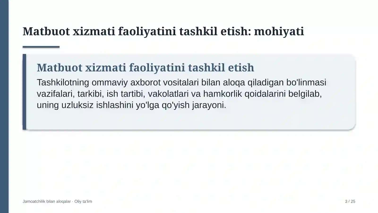 Energetika dispetcherlik markazlarida matbuot xizmati faoliyatini tashkil etish 3