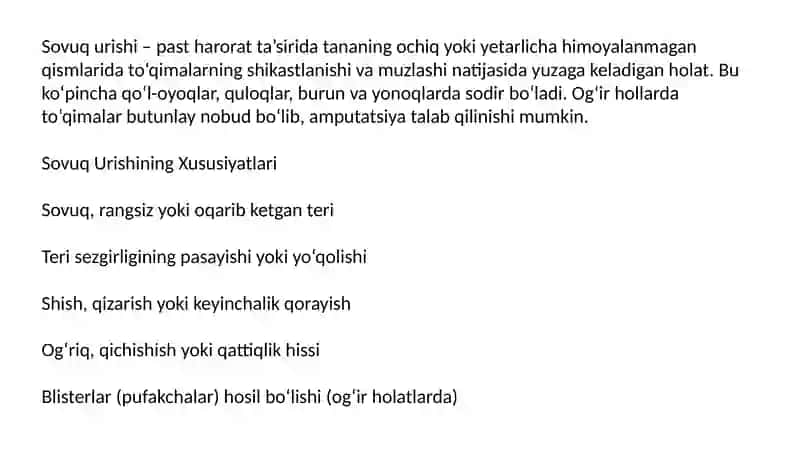 Sovuq urishi 3