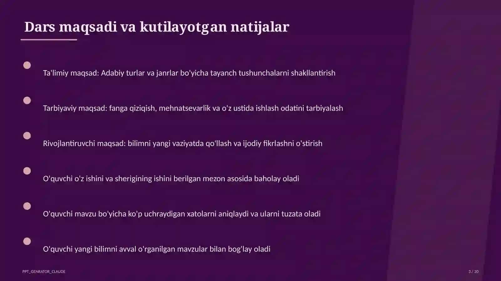 Adabiy turlar va janrlar (10-sinf) 3