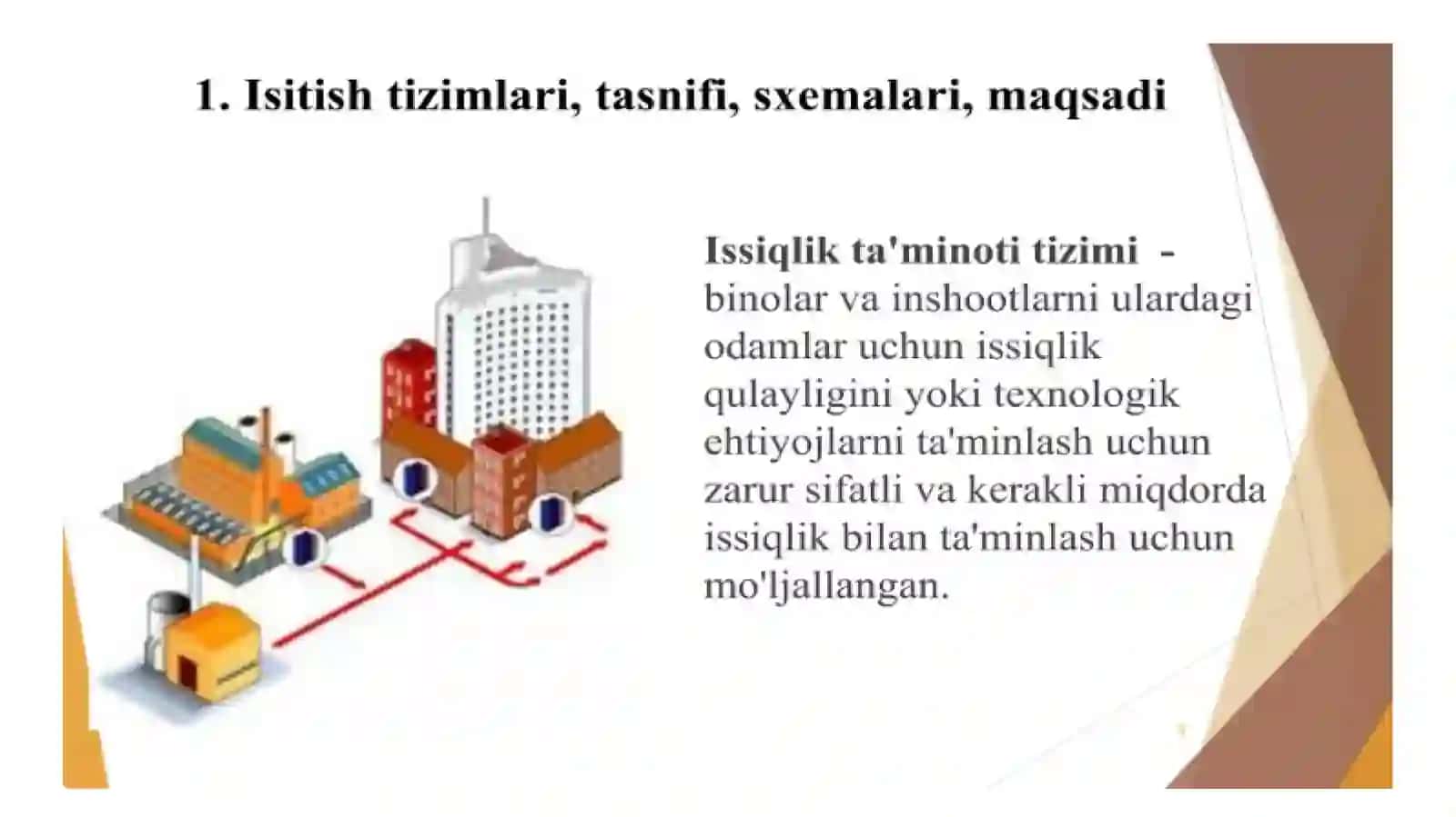 Issiqlik tarmoqlarini issiqlik izolyatsiyasi . Mavjud bölgan issiqlik tarmoqlarini ta'mirlash 3