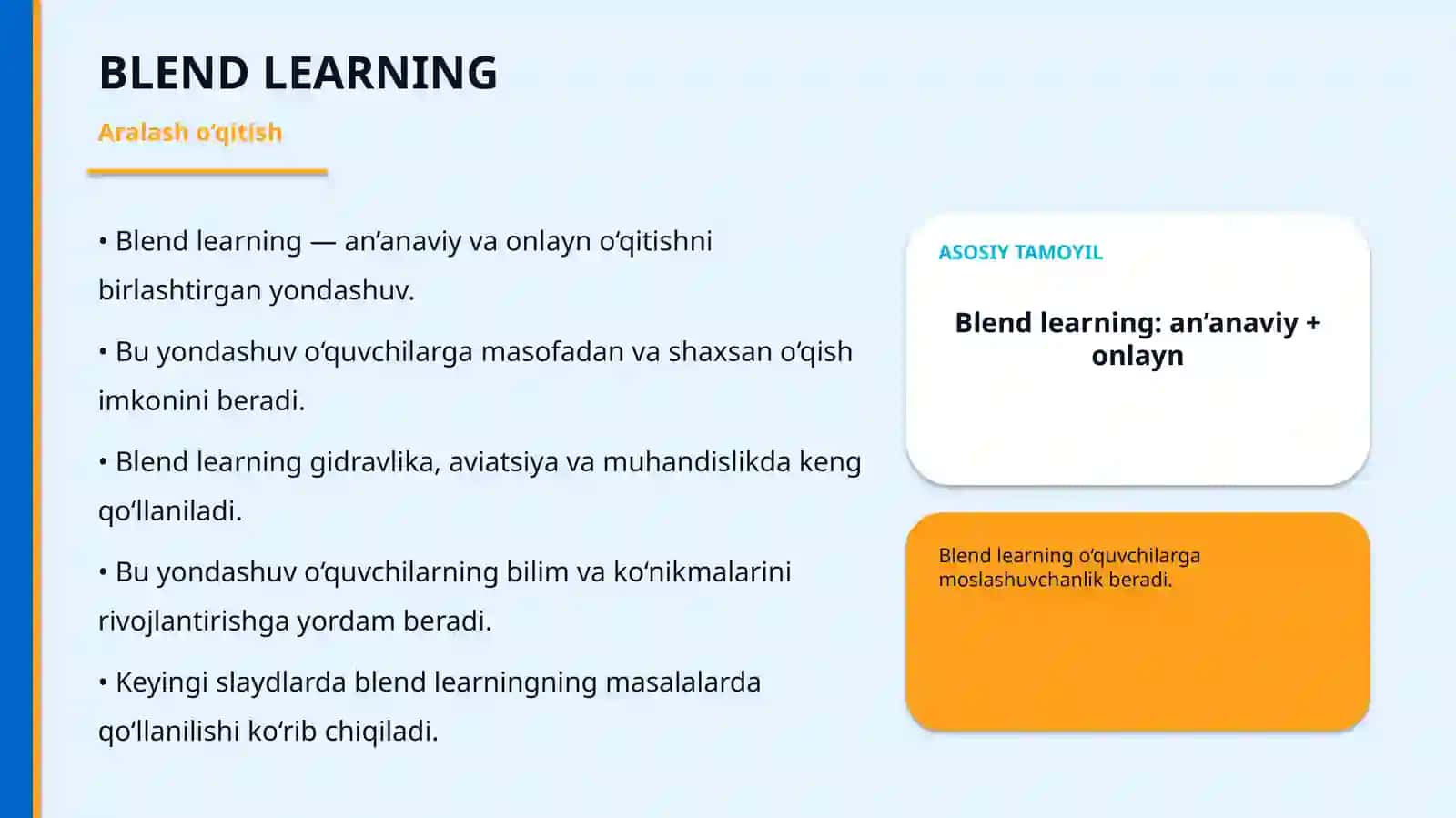 ZAMONAVIY PEDAGOGIK TEXNOLOGIYALAR BO‘YICHA METODIK SHARH 3