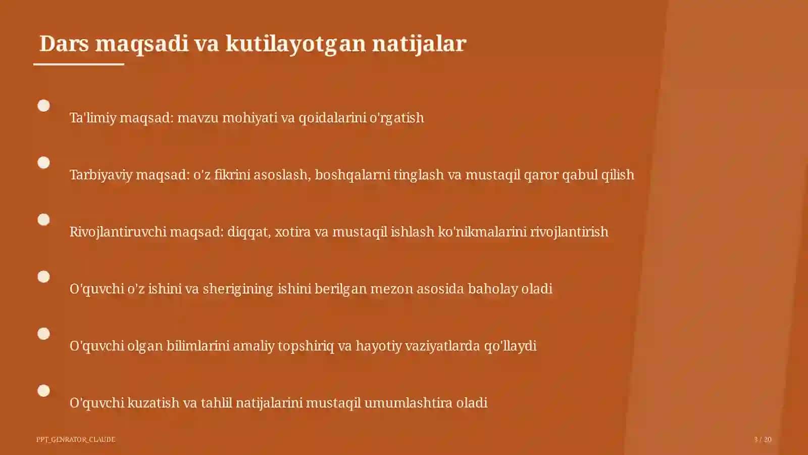 Geometriyaning boshlang'ich tushunchalari: nuqta, to'g'ri chiziq, kesma (7-sinf) 3