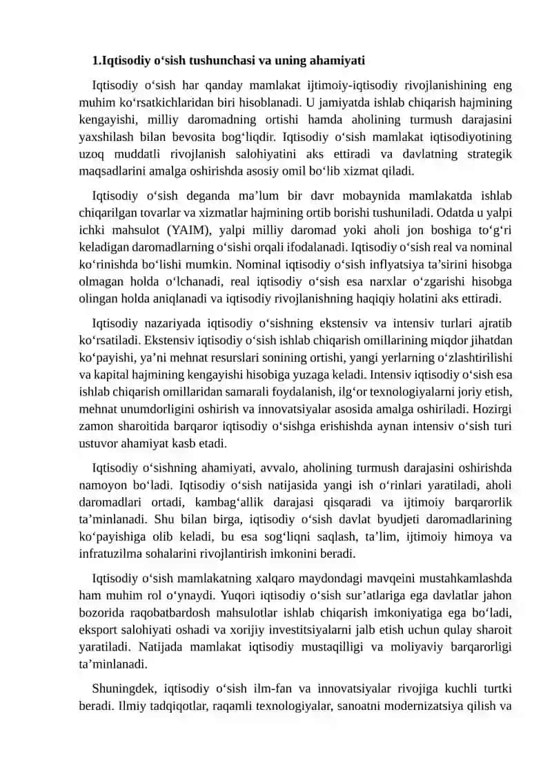 O‘zbekistonda iqtisodiy o‘sishga erishining xorij tajribasi 3