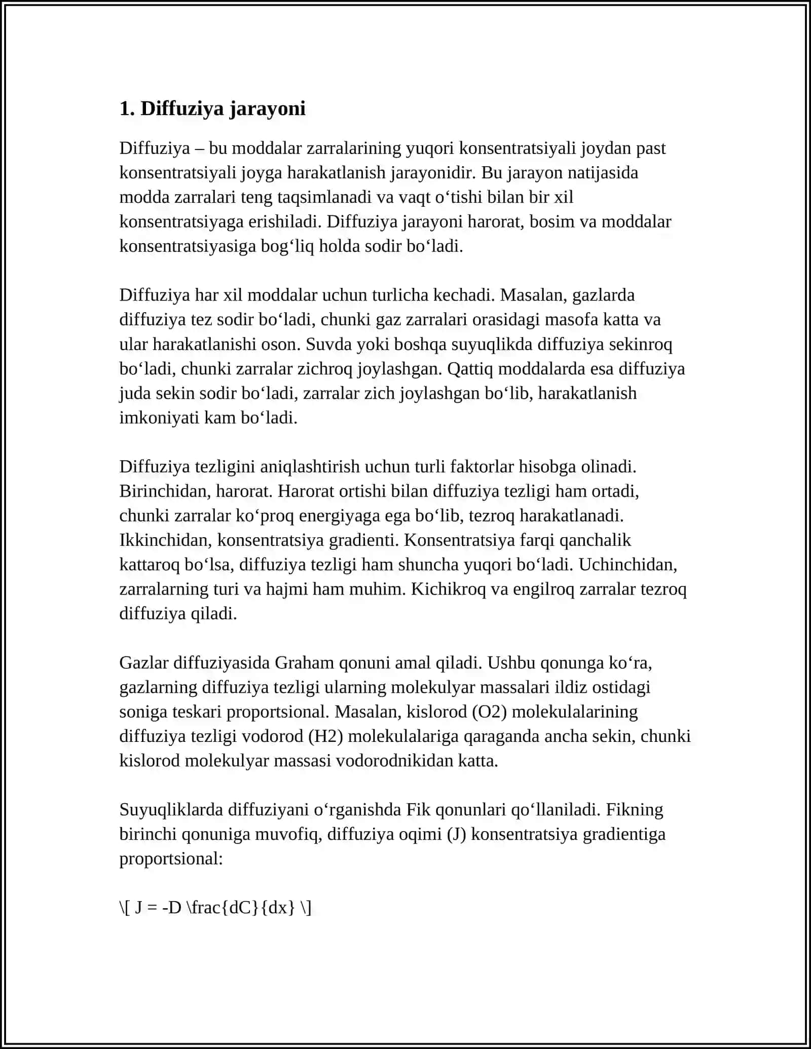 QATTIQ JISMLARDA DIFFUZIYA HODISASI 3