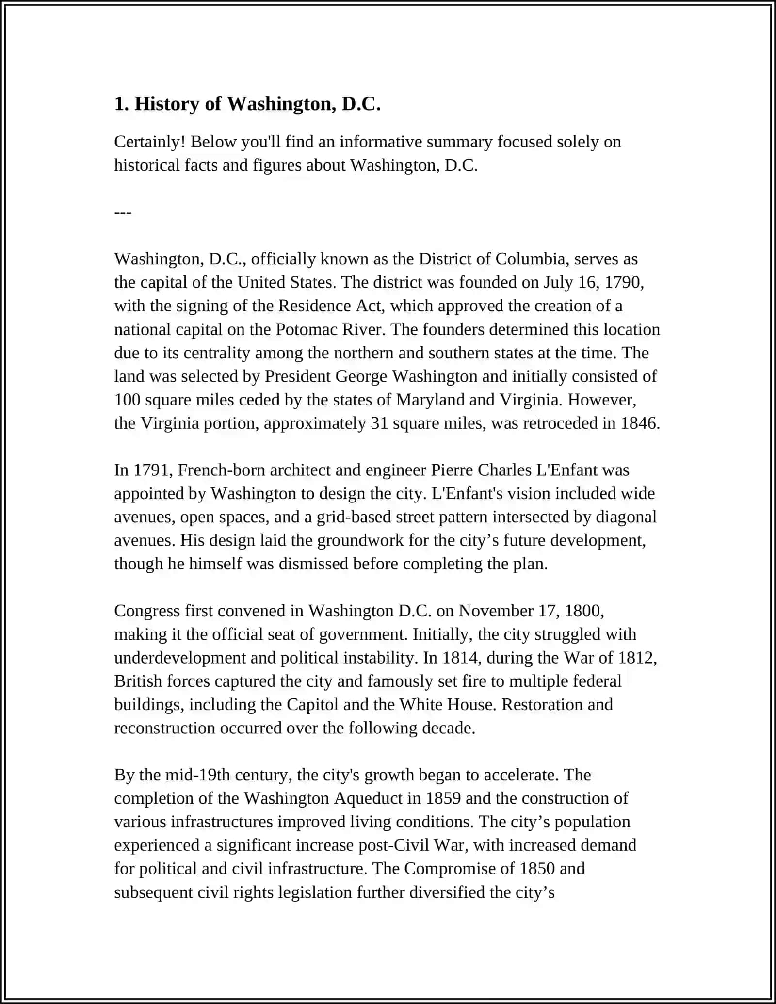 THE WASHINGTON 3