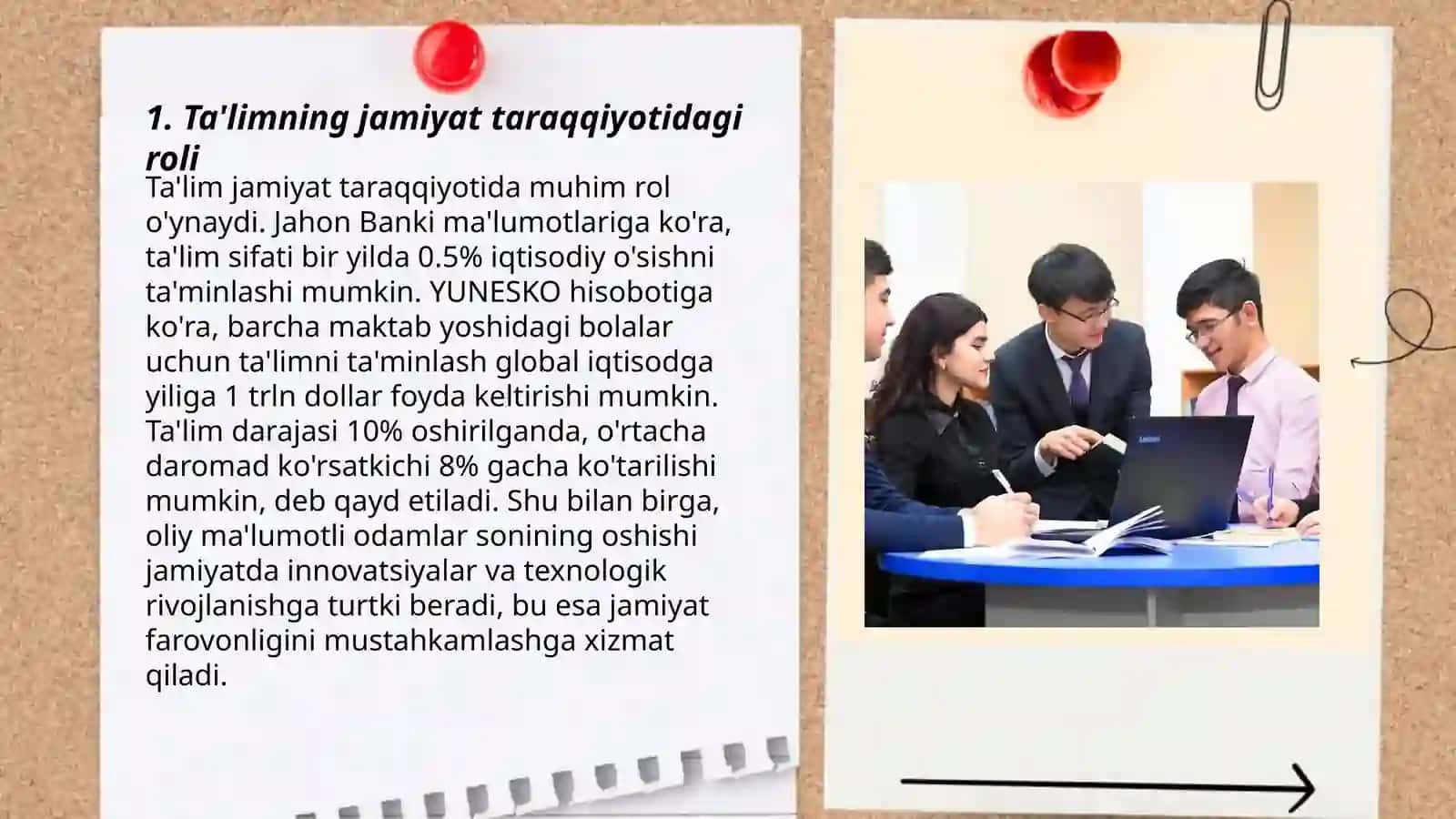 Pedagog faoliyatini jamiyati taraqqiyotidagi oʻrni 3