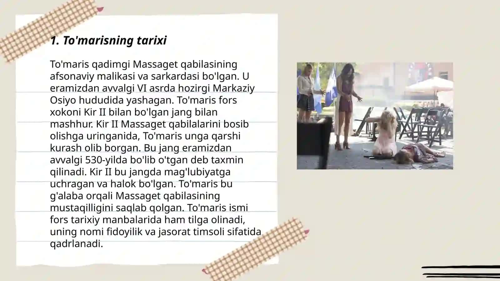 To‘maris hayot va ijodi 3