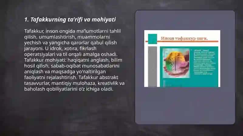 Tafakur haqida tushuncha 3