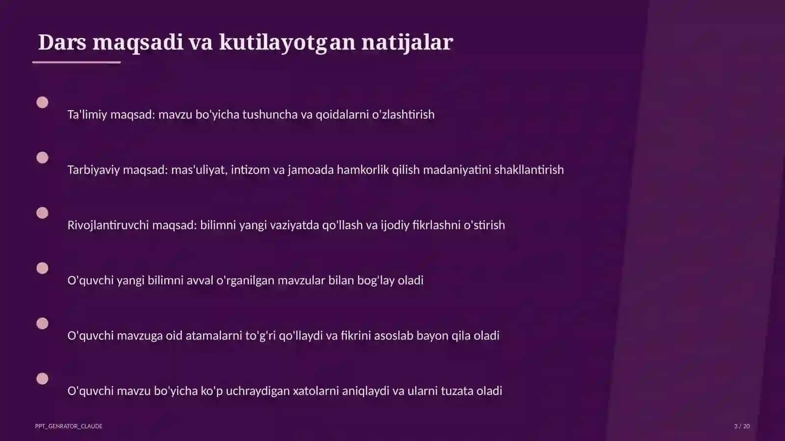 Hayot yo'lini tanlash: maqsad va reja (11-sinf) 3