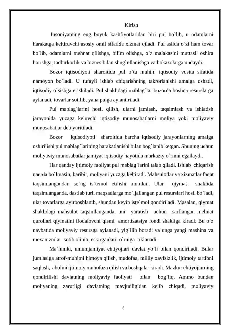Xalqaro moliya tashkilotlarining jahon xo’jaligini rivojlantrishdagi o’rni 3